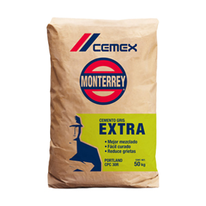 Cemento Gris Monterrey Cemex 50kg