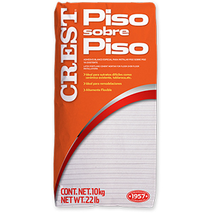 Adhesivo Crest Piso Sobre Piso 10kg