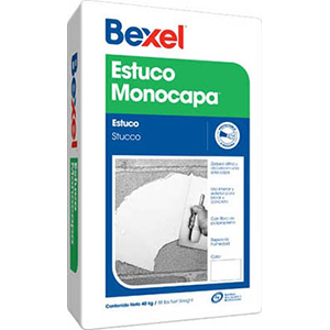 Estuco Monocapa Blanco 40kg Bexel
