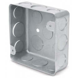 Caja Cuadrada Galvanizada 4" X 4"